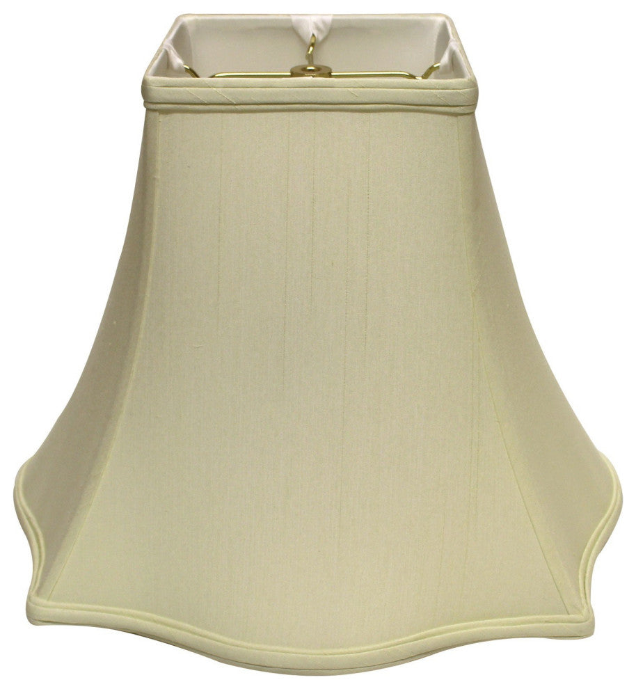18" Ivory Premium Square Monay Shantung Lampshade