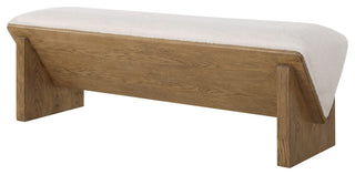 Uttermost - 23806 - Bench - Wedged - Soft Ivory