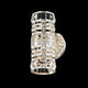 2 Light Contemporary Sconce by Allegri, Polished Silver, 15"