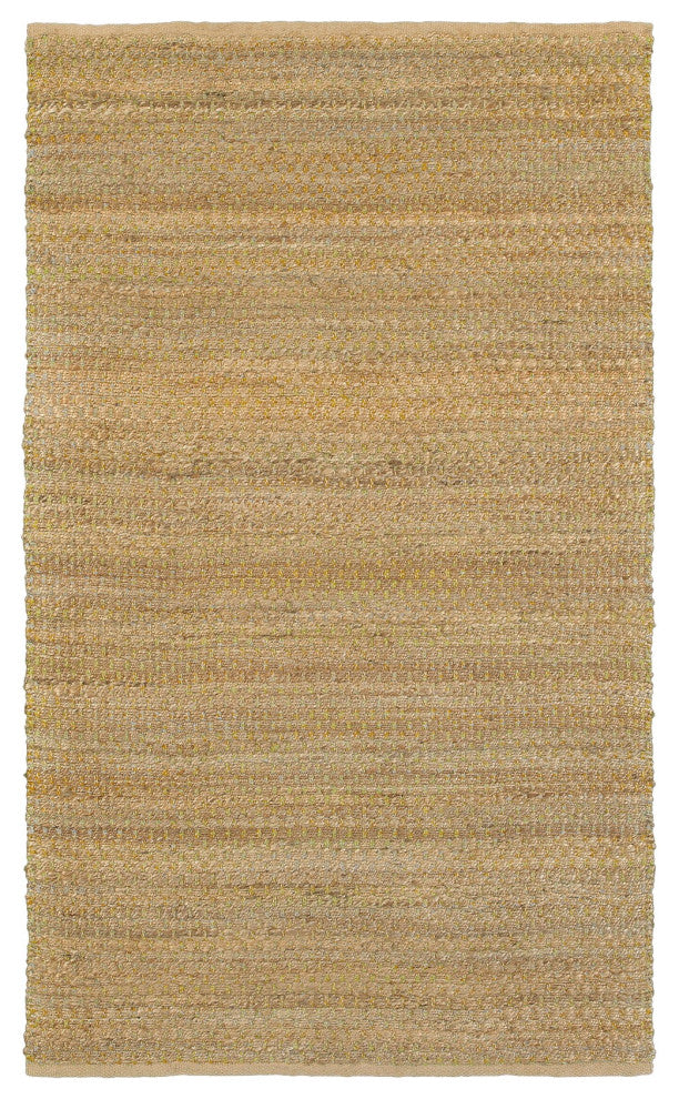 9" x 12" Classic Beige Toned Jute Area Rug