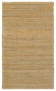 9" x 12" Classic Beige Toned Jute Area Rug