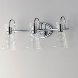 Maxim 12483 Ava 3 Light 22"W Vanity Light - Black