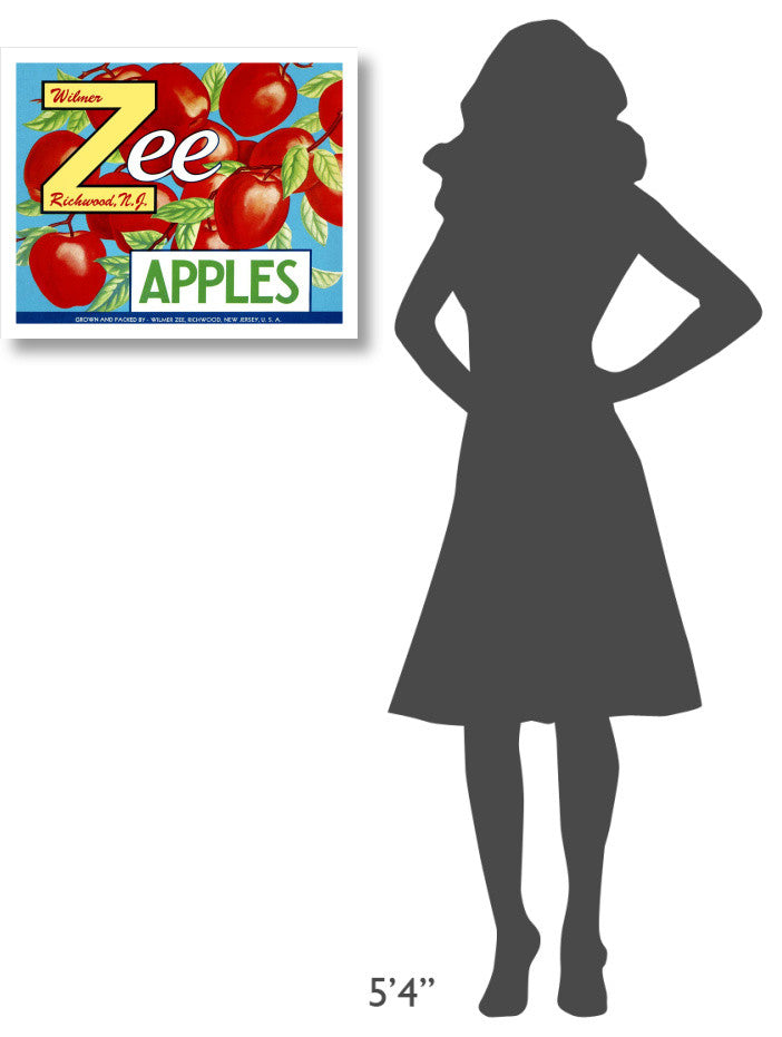 "Zee Apples" Digital Paper Print by Retrolabel, 24"x20"