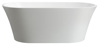 Vanity Art Freestanding Acrylic Bathtub, White, 63"x30"