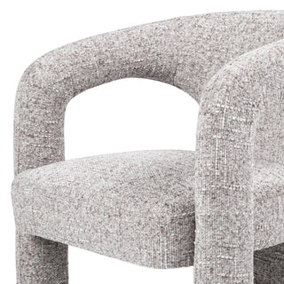 Sydney 25" Fully Upholstered Dining Chair, Greige Beige Chenille