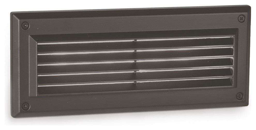 Endurance Louvered LED Brick Light, Architectural Bronze