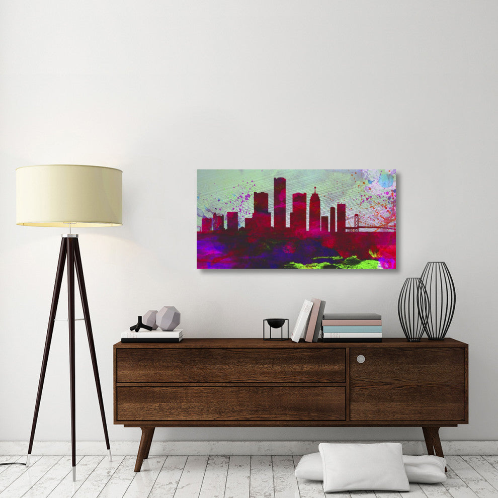 "Detroit City Skyline" Fine Art Print