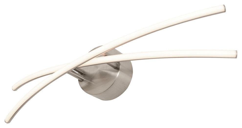 Lock 24" LED Vanity Light, Satin Nickel