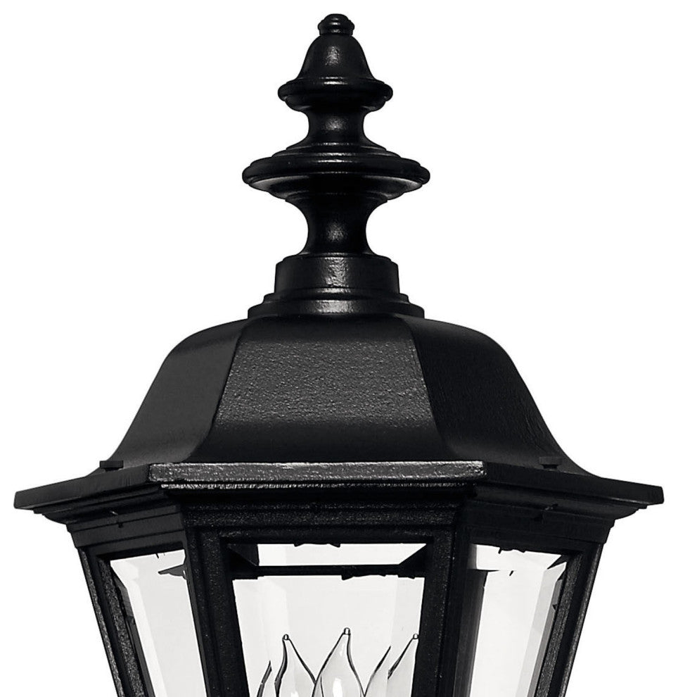 Hinkley Lighting H1441 Manor House 3 Light 22\" Tall Post Light - Black