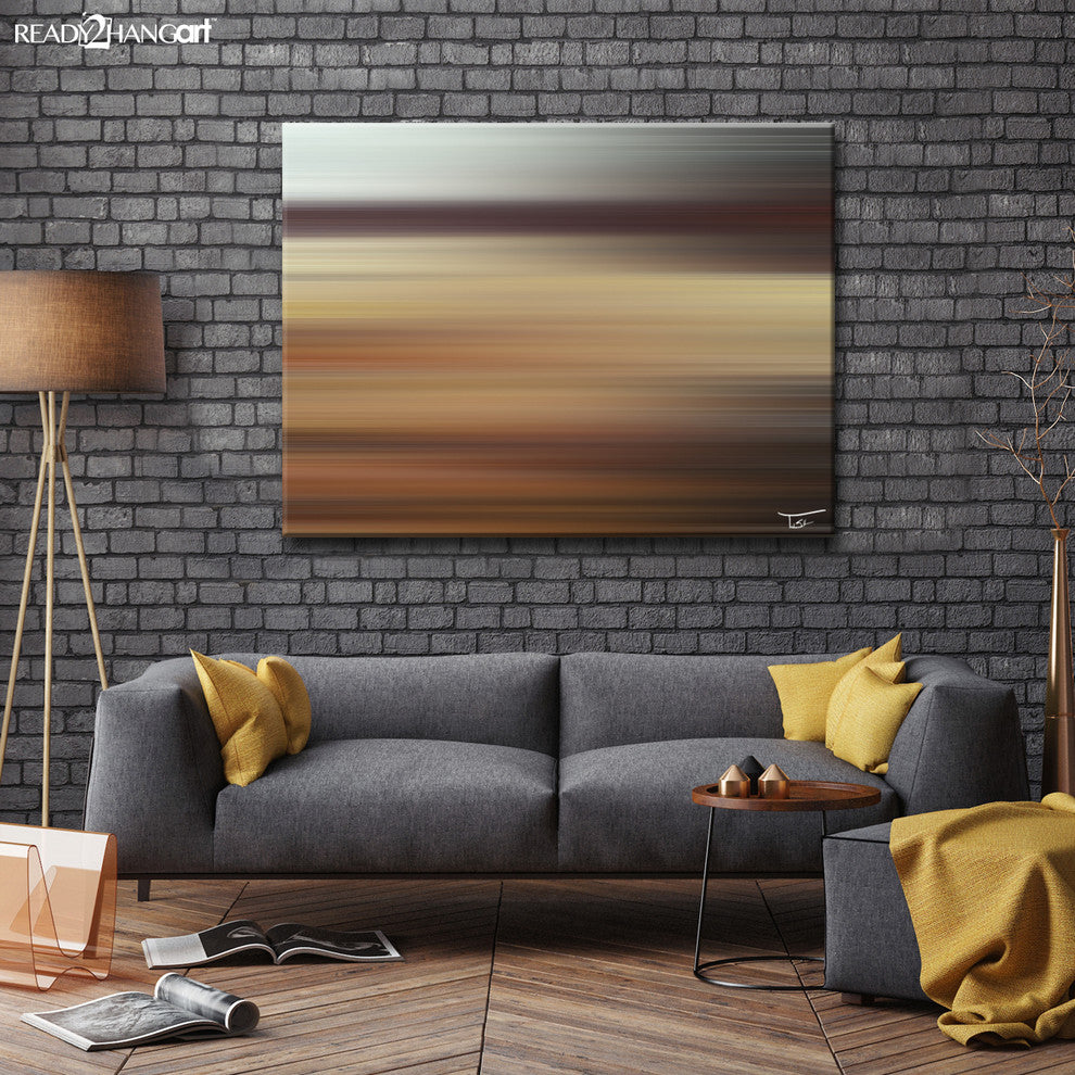 Ready2Hangart  'Blur Stripes Lviii' By Tristan Scott Canvas Art , 12" Hx16