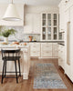 Chris Loves Julia x Loloi Jules Denim/Spice 2'-6" x 9'-6" Area Rug