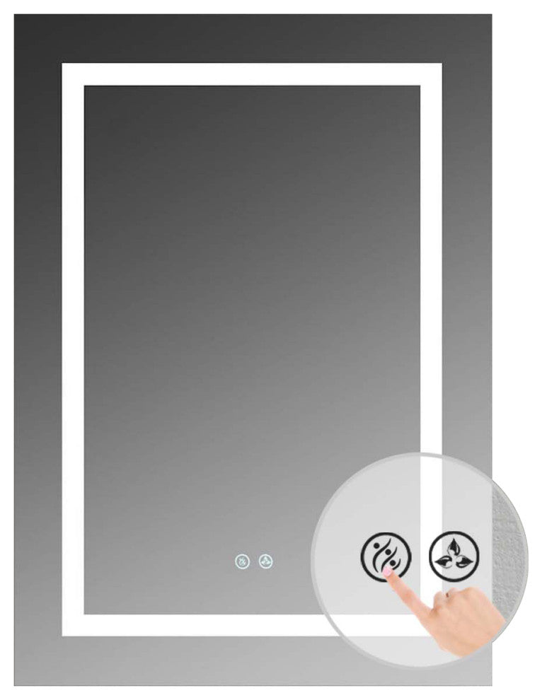 LED Medicine Cabinet With Defogger, 24/R