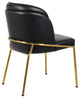 Jagger Upholstered Dining Chair, Black, Set of 2