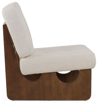 Modrest Kaylie Contemporary Off White Accent Chair