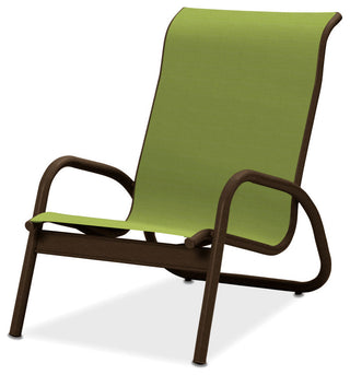 Gardenella Sling Stacking Poolside Chair, Textured Kona, Lime