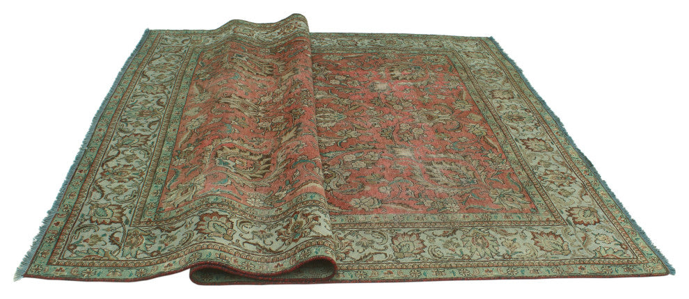Fine Vintage Distressed Ullock Red Rug