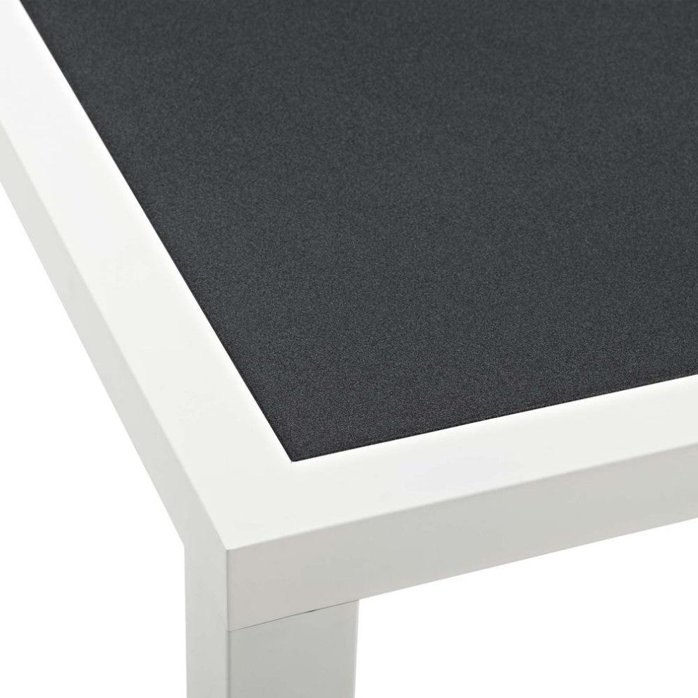 Stance 90.5 Outdoor Patio Aluminum Dining Table