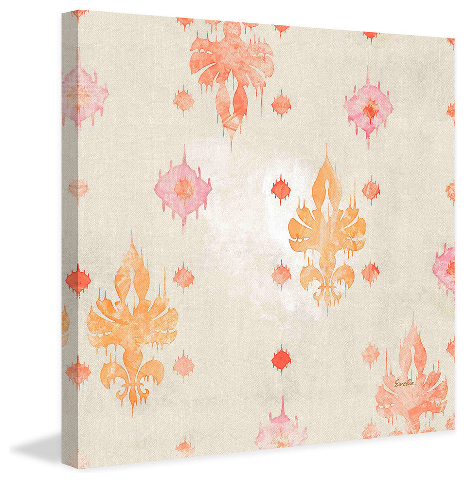 "Tangerine Tango" Painting Print on Canvas by Evelia