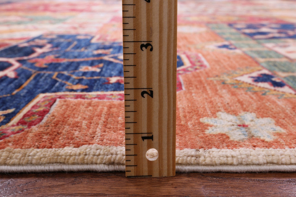 5' 5" X 8' 3" Super Kazak Handmade Wool Rug Q11089
