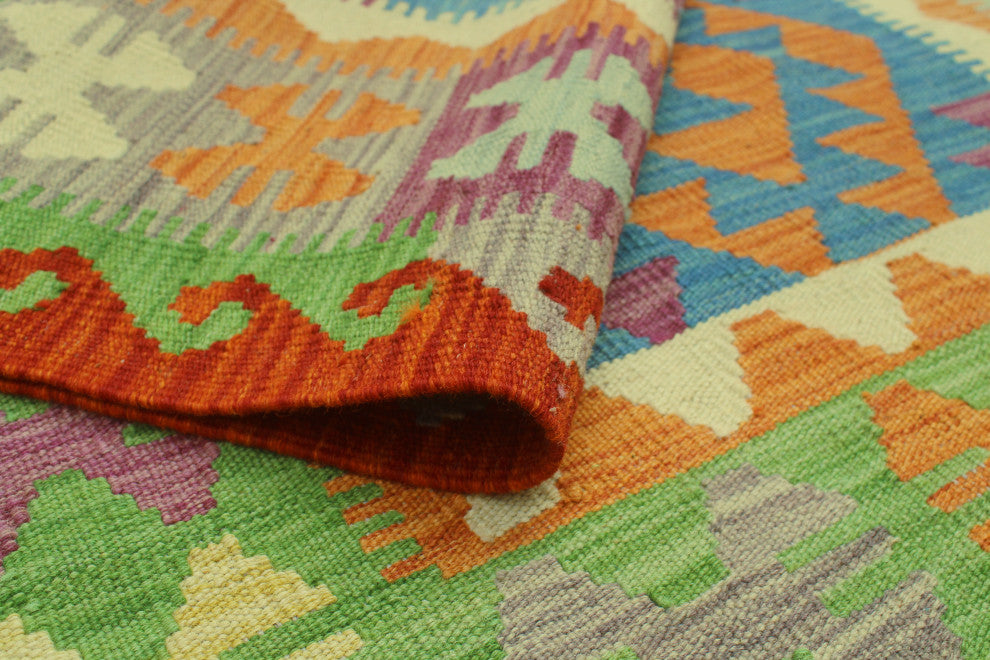 Sangat Kilim Rickie Rust Rug