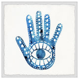 "Hands Off" Framed Painting Print, 18x18