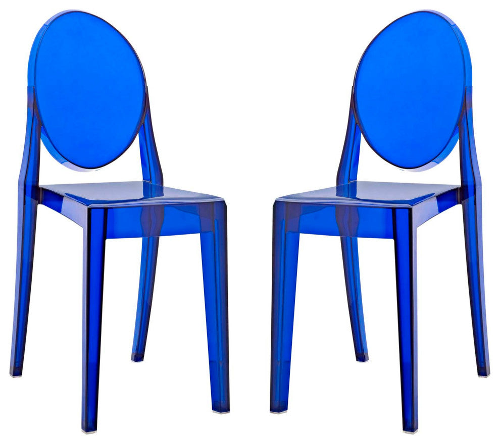Casper Dining Chairs Set of 2, Blue