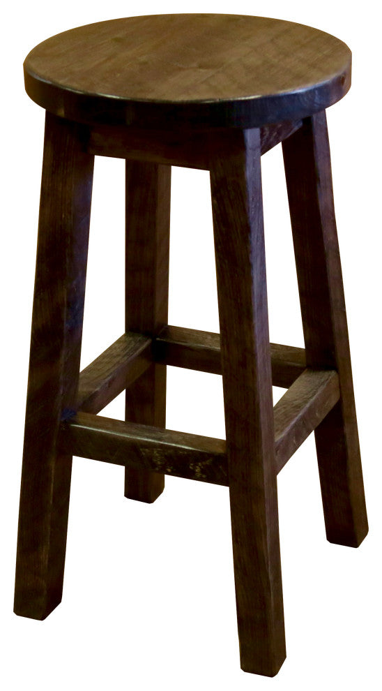 Barnwood Style Timber Peg Freestanding Bar Set, Woodland Smoke, Black Pine Cone and Quarter Espresso