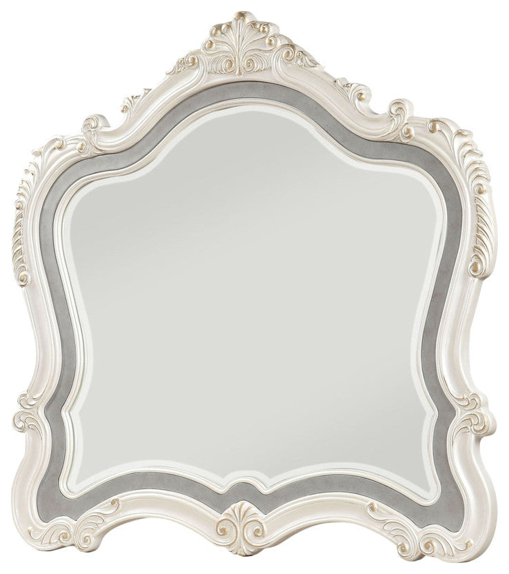 Chantelle Mirror, Pearl White