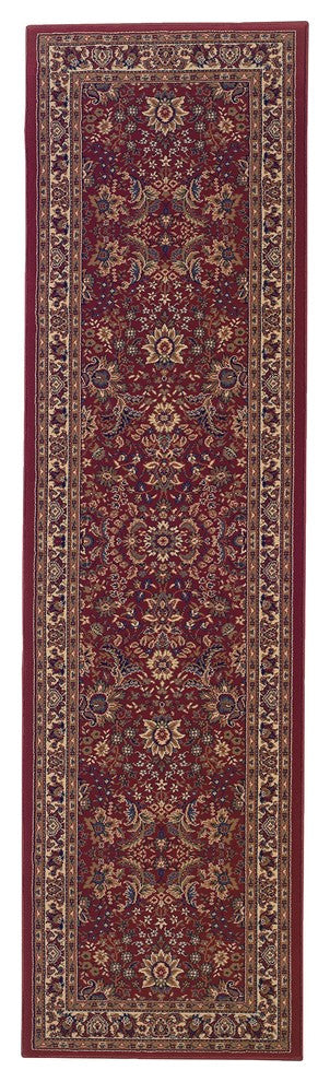 Oriental Weavers Ariana Collection Red/Ivory Oriental Indoor Area Rug 8' SQR