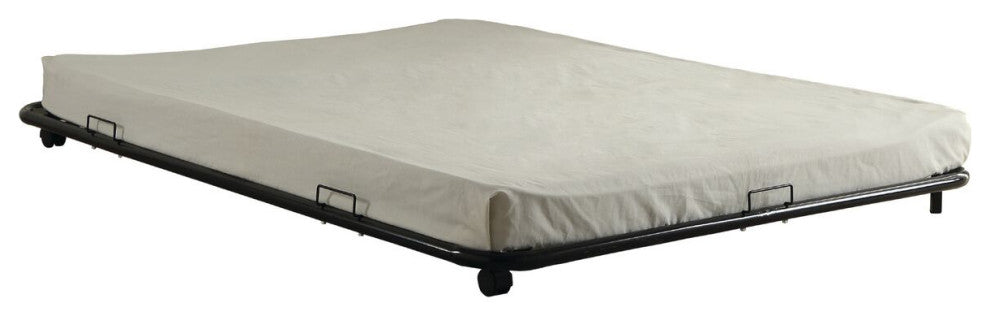 73" X 3" X 4" Twin Blue Metal Tube Trundle