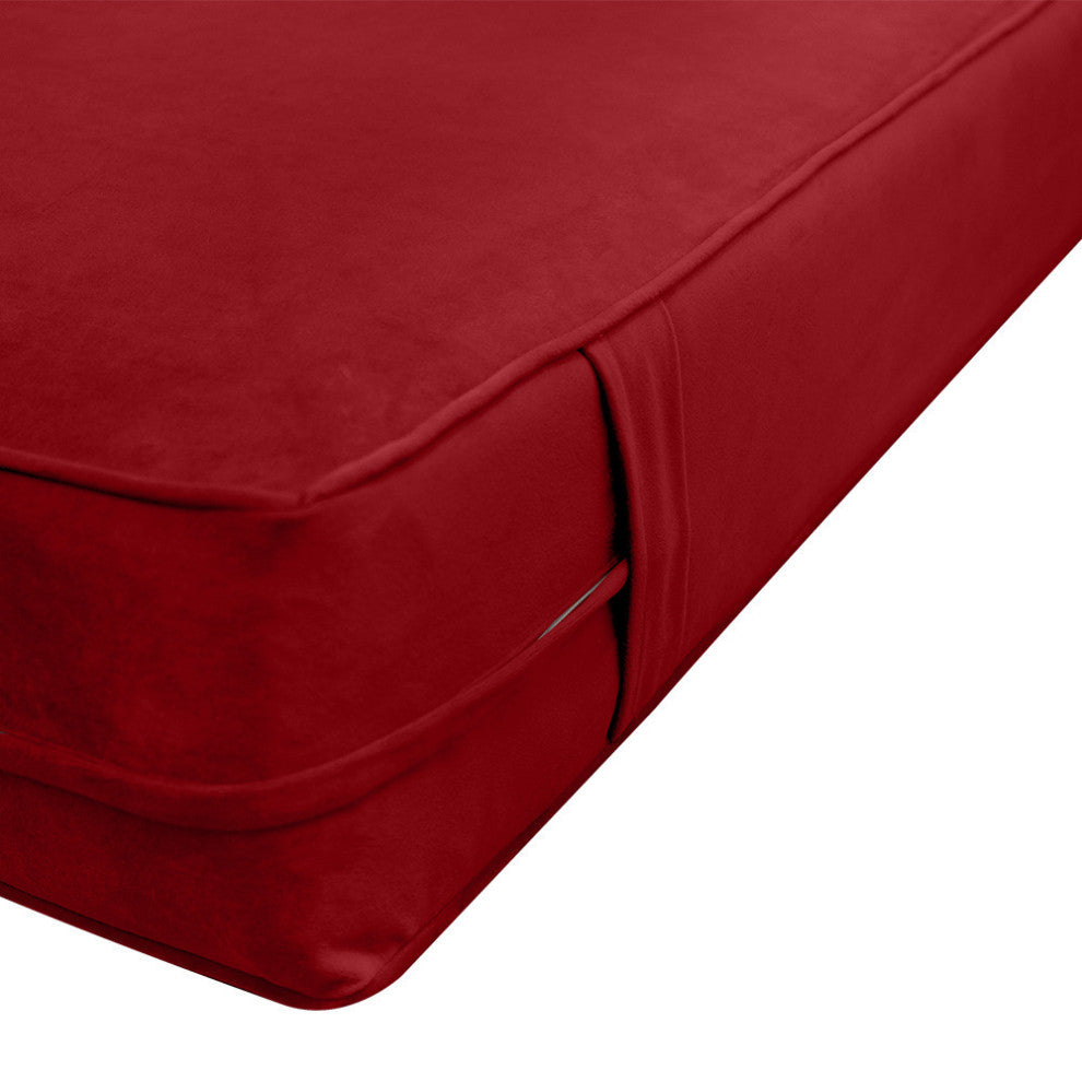 Same Pipe 8" Twin 75x39x8 Velvet Indoor Daybed Mattress |COVER ONLY|-AD369