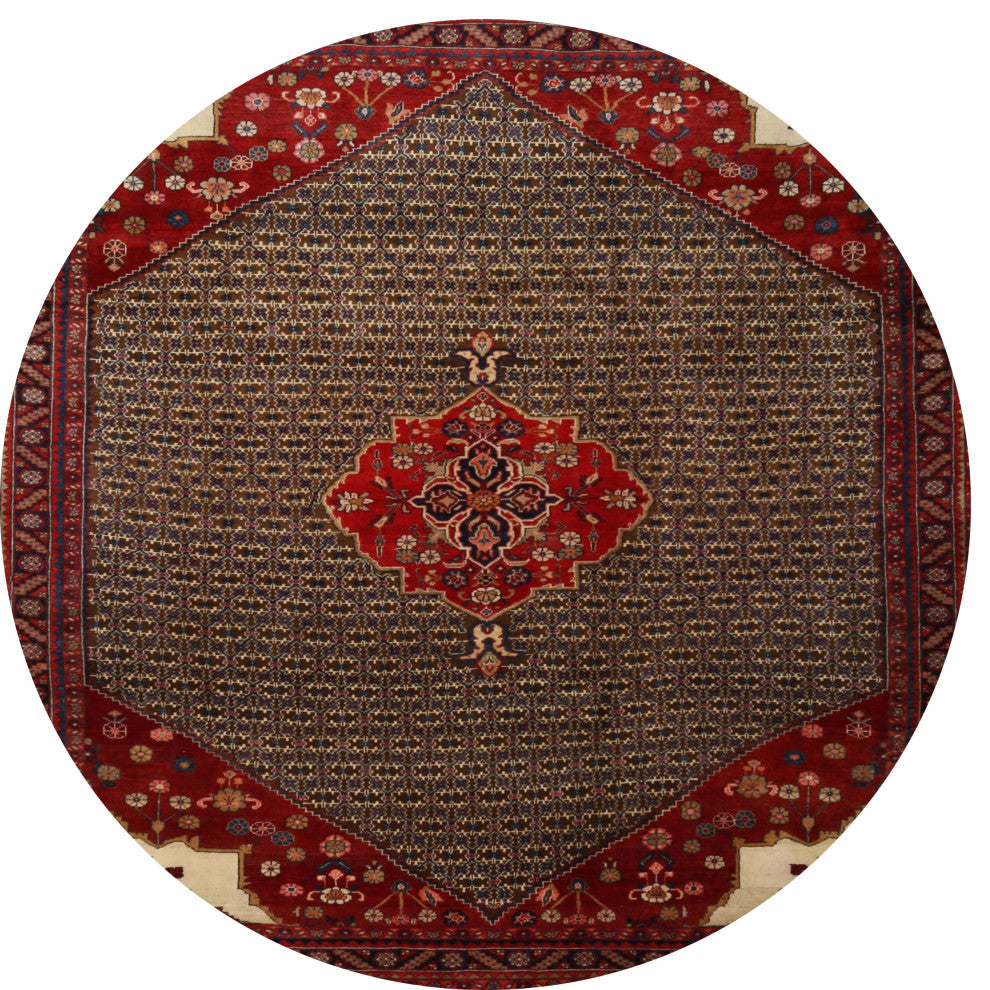 Ahgly Company Indoor Round Traditional Area Rugs, 3' Round