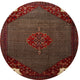 Ahgly Company Indoor Round Traditional Area Rugs, 3' Round