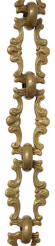 RCH Hardware Brass Vintage Chandelier Chain, Various Finishes, Antique Brass, W4