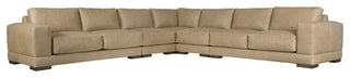 Bernhardt Lars Leather 5-Piece Sectional