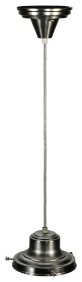 Meyda Lighting 141102 Cloth Covered Wire Hanger/6" Fitter