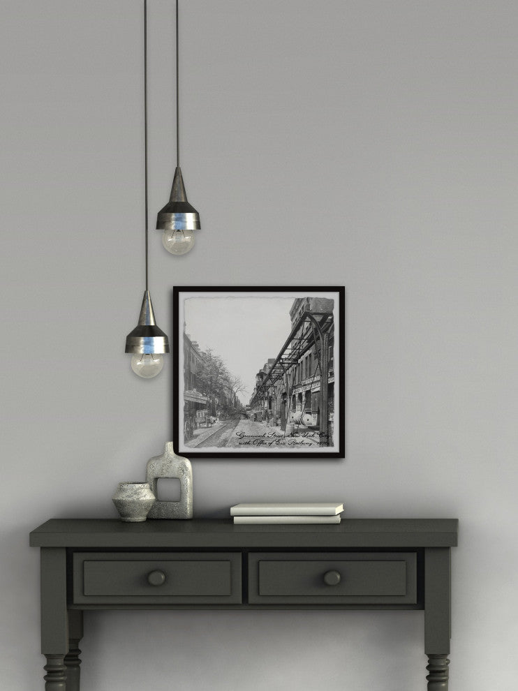 "Old Road" Framed Painting Print, 24x24