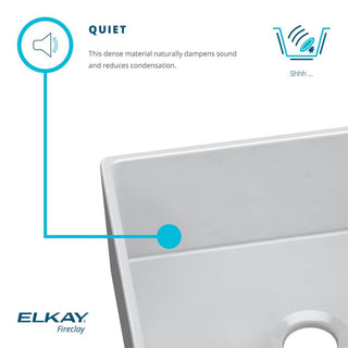 SWUF28179MG Elkay Fireclay 30" Farmhouse Sink, Gray