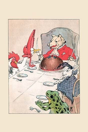 The Fine Dinner and Friends- Canvas Poster 20" x 30"