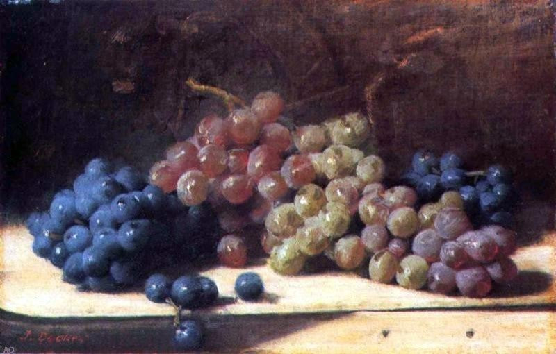 Joseph Decker Grapes, 18"x27" Wall Decal