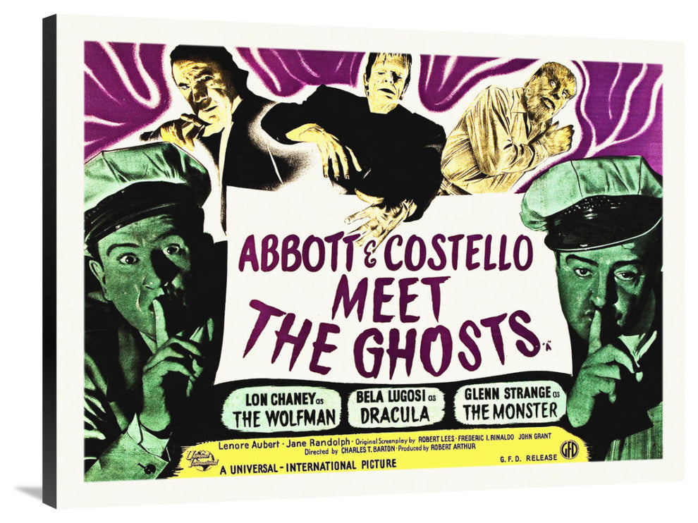"Abbott & Costello - Meet The Ghosts" Canvas by Hollywood Photo Archive, 40x30"