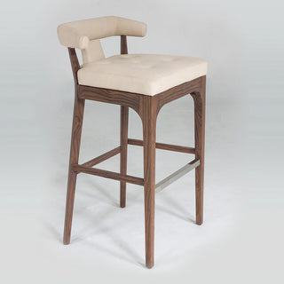 Moderno Bar Stool, Ivory Marble