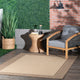 Nuloom Indoor/Outdoor Machine Made Area Rug, Beige 5'3"x7'6"