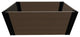 Uptown Brown 2' X 4' X 22" Raised Garden Bed - 1" Profile
