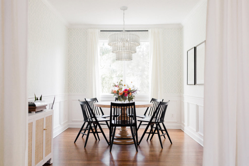 Crystorama Lighting Group TIA-7103 Tiana 3 Light 21"W Beaded - Matte White