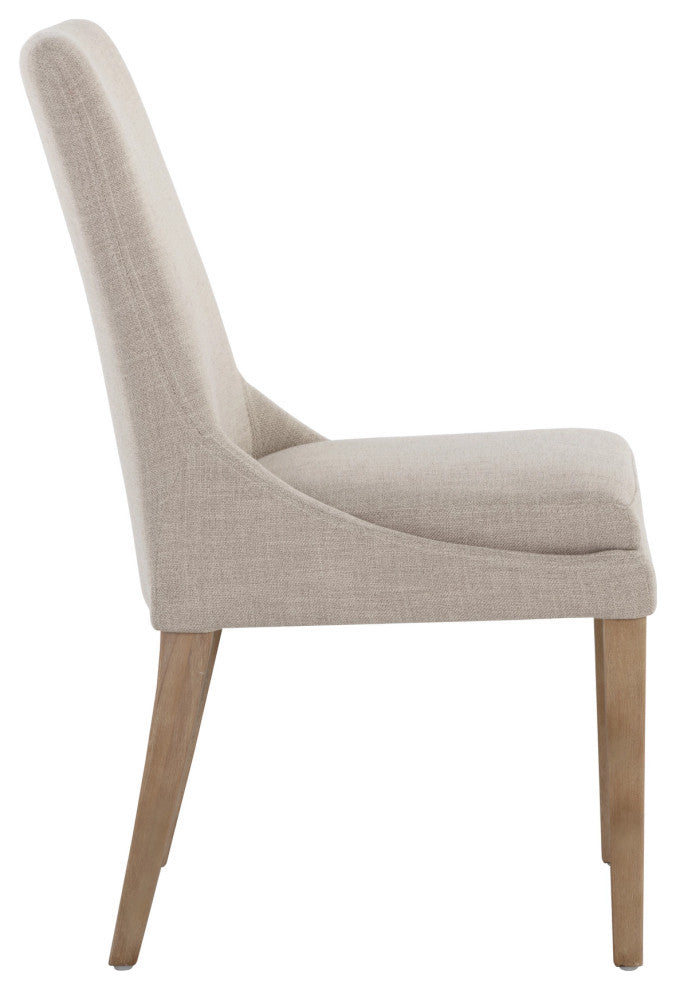 Rosine Dining Chair, Effie Flax, Set of 2