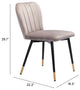 Manchester Dining Chair (Set of 2) Gray