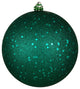 Vickerman N592541Dq 10" Dark Teal Sequin Ball Ornament