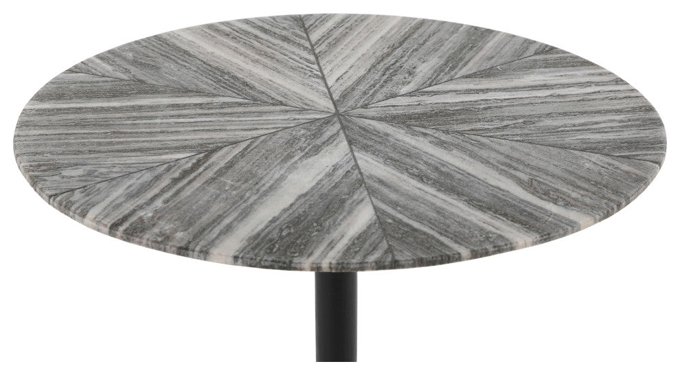 Contemporary Nyles Marble Accent Table - Multicolor