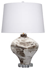 Maurice Ceramic Table Lamp With Linen Shade
